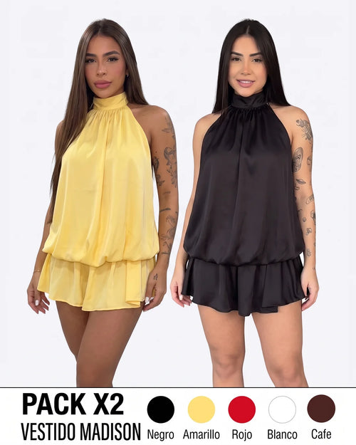 VESTIDO MADISON CUELLO HALTER LUSIAN | REF. 1172