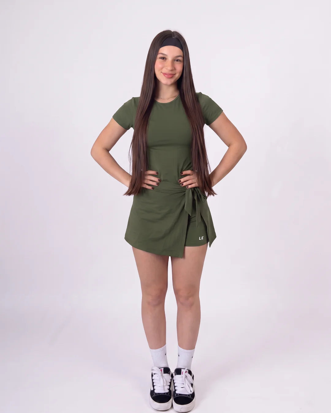 ENTERIZO VESTIDO ESSENTIALS CON MANGAS | LUSIAN REF.1169